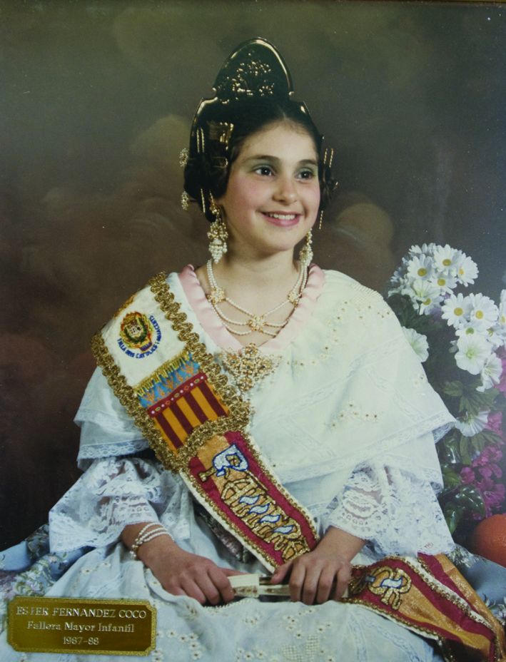 Fallera Major Infantil Any 1987: Esther Fernández Coco